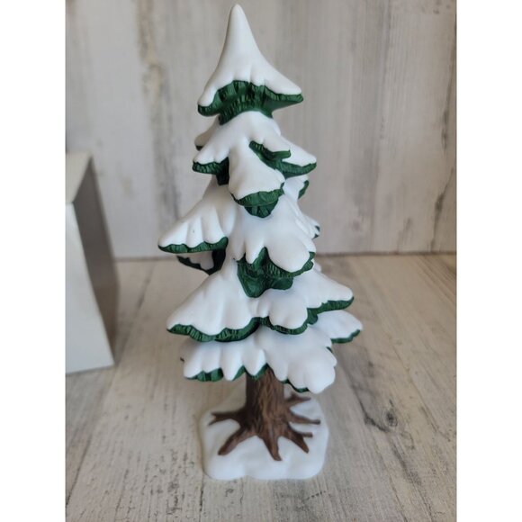 Dept 56 52813 Village porcelain pine large snow accessory xmas - Picture 2 of 8